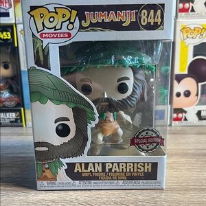 Funko Pop Jumanji Alan Parrish Green and Brown Figure